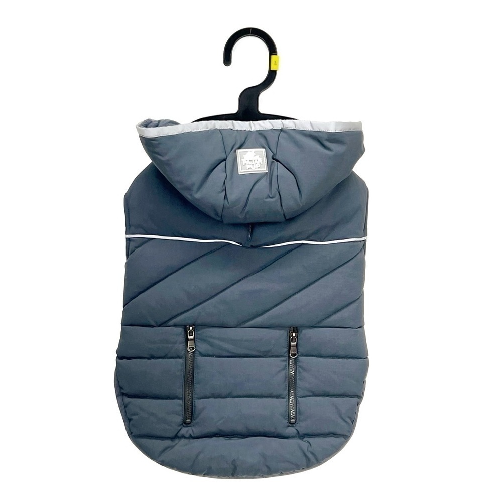 Pajar Denver Dog Vest Size Medium Graphite Gray Quilted Puffer Jacket New NWT